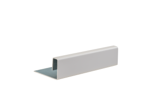 Profil de finition CEDRAL LAP relief C01 Blanc Everest en 3m00